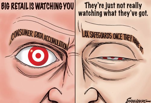 Big Retail is watching you... They're just not really watching what they've got.