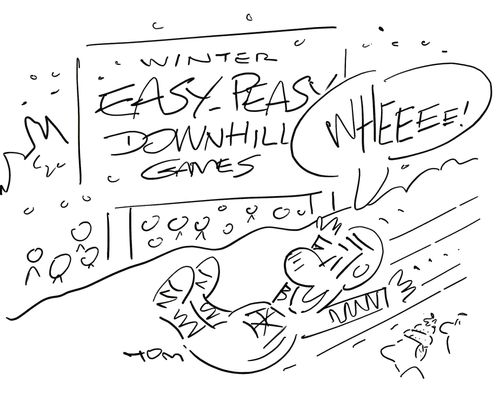 Winter Olympics - Downhill Event