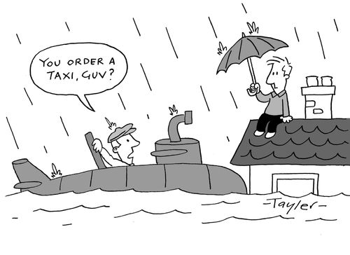 'You order a taxi, guv?'