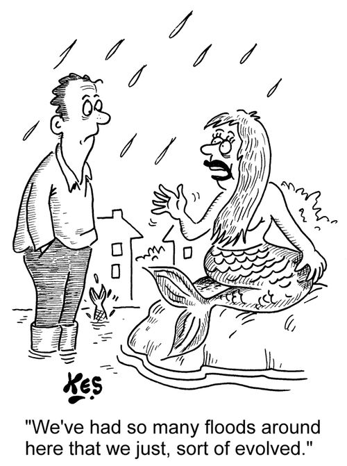 'We've had so many floods around here that we just, sort of evolved.'