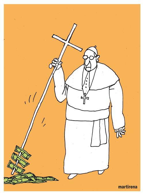Cleaning up the Vatican.