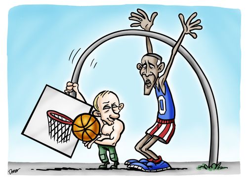 Putin and Obama.