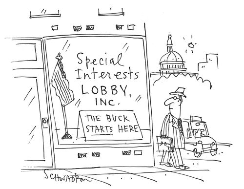 Special Interests Lobby: The Buck Starts Here.