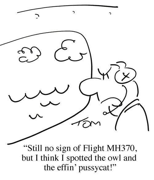 'Still no sight of Flight MH370...'