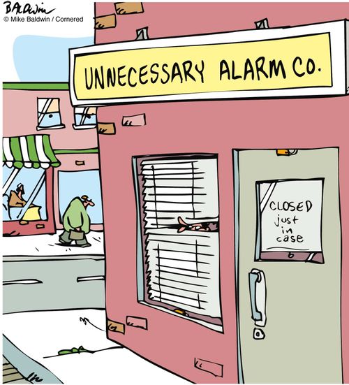 Unnecessary alarm company
