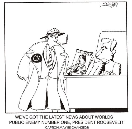 'We've got latest news world public enemy number one, President Roosevelt!'