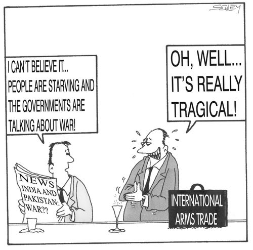 International arms trade cashing in on India / Pakistan