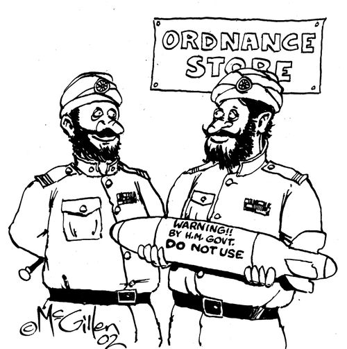 Bomb sales to India.