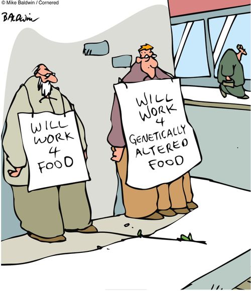 Will work 4 genetically altered food.