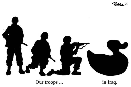Our troops ... in Iraq.