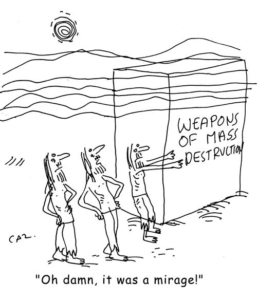 The search for Weapons of Mass Destruction