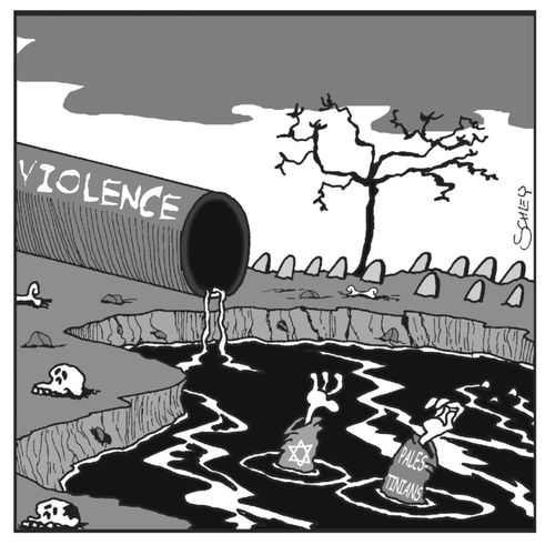 Israelis and Palestinians drowning in Violence