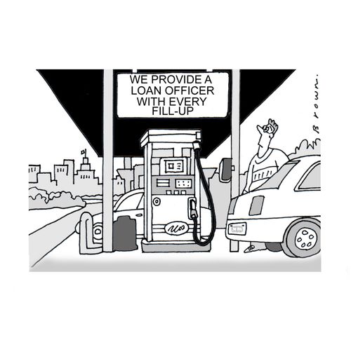 We provide a loan officer with every fill-up.