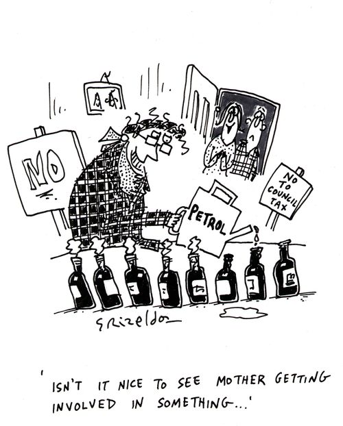 'Isn't it nice to see Mother getting involved in something...'