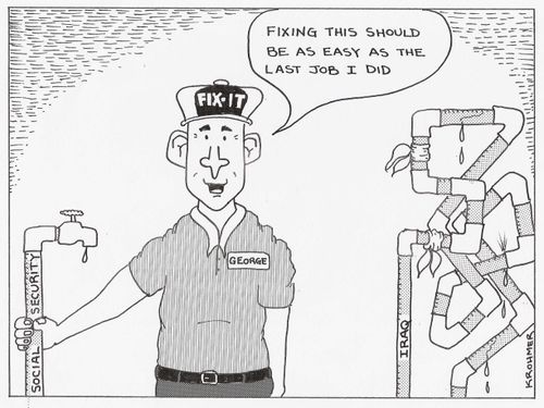 'Fixing this should be as easy as the last job I did.'