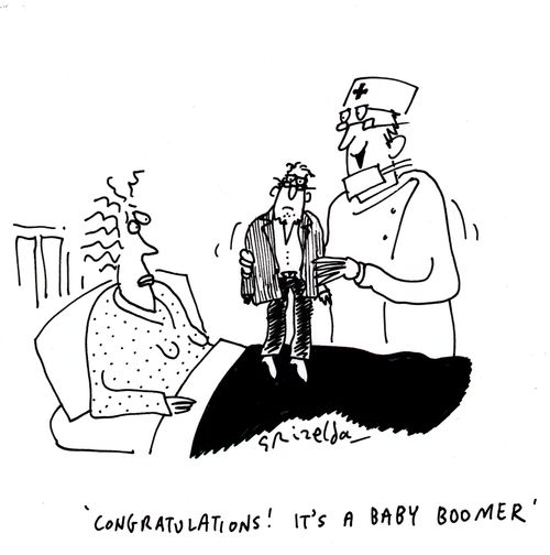 'Congratulations! It's a Baby Boomer'.