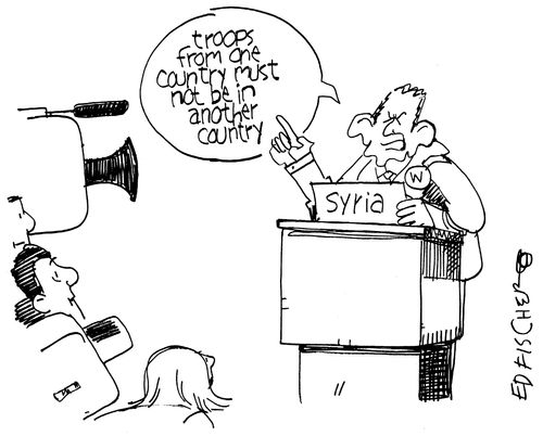 Bush Lectures Syria