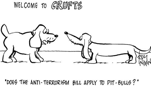 'Does the anti-terrorism bill apply to pit-bulls?'
