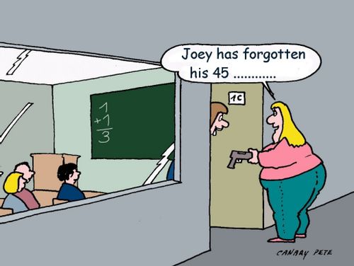 joey has forgotten his 45