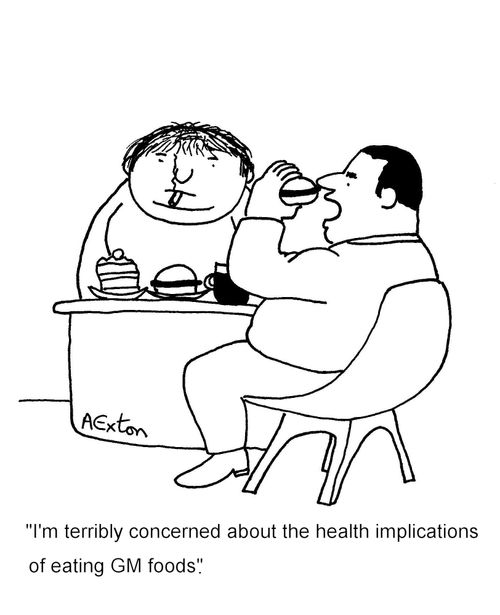 'I'm terribly concerned about the health implications of eating GM foods.'