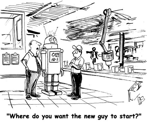 "Where do you want the new guy to start?"