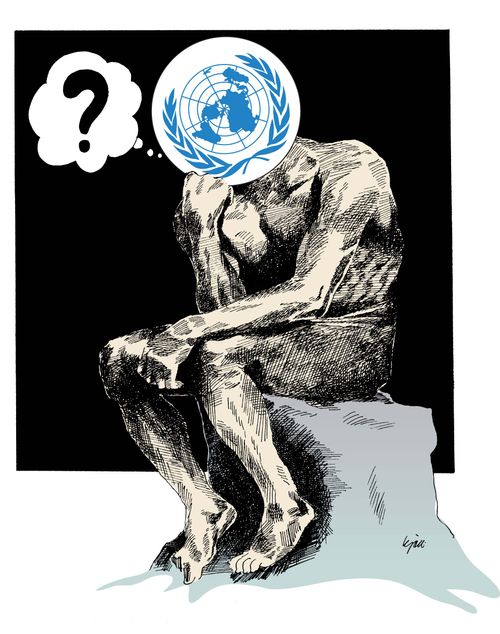 UN headache.