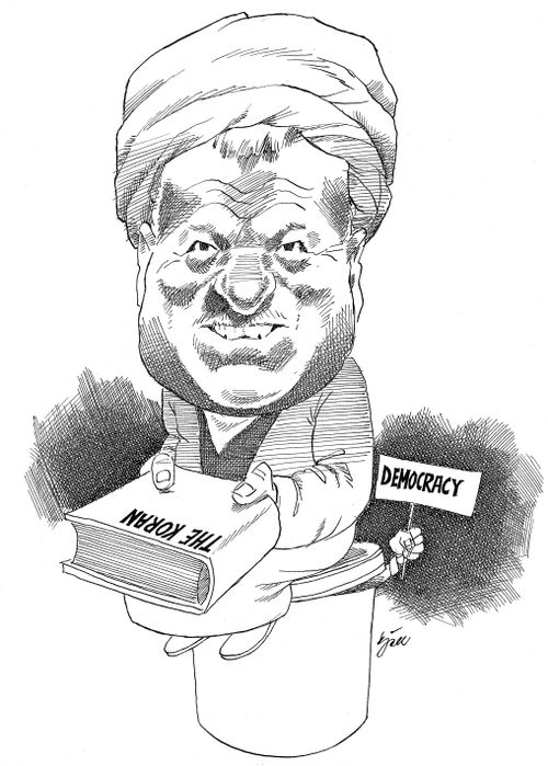 Akbar Hashemi Rafsanjani.