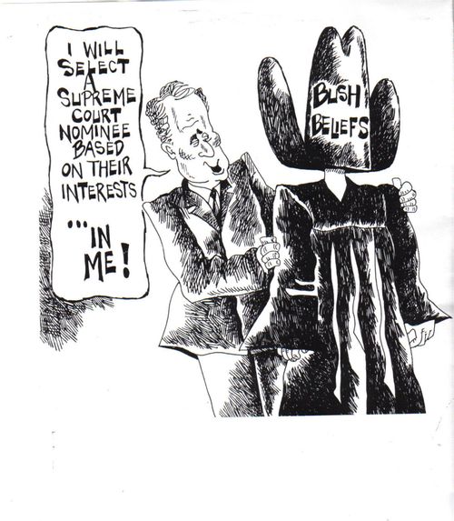 Bush and Supreme court nominee