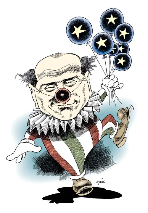 Berlusconi-clown
