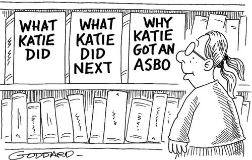 Books: What Katy did, What Katy did next & Why Katie got an ASBO.