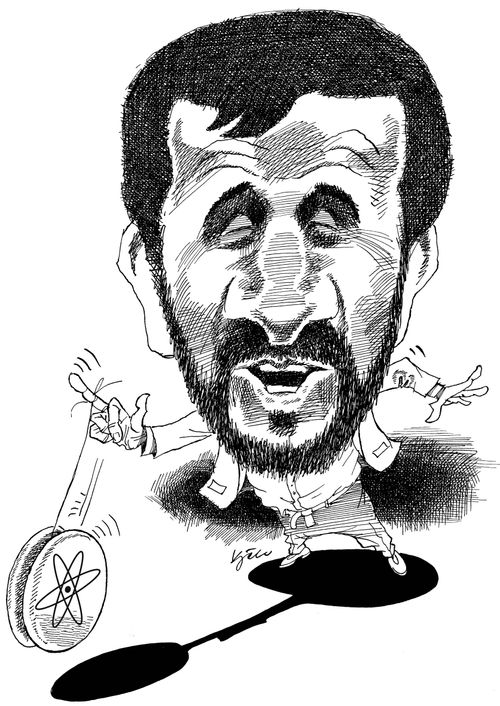 Nuclear game - Mahmoud Ahmadinejad.