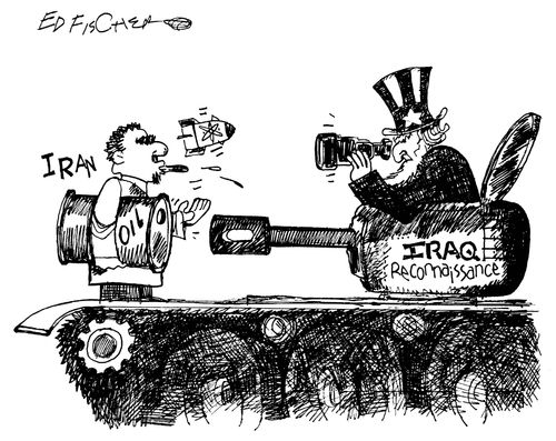 Iran gives Uncle Sam raspberries.