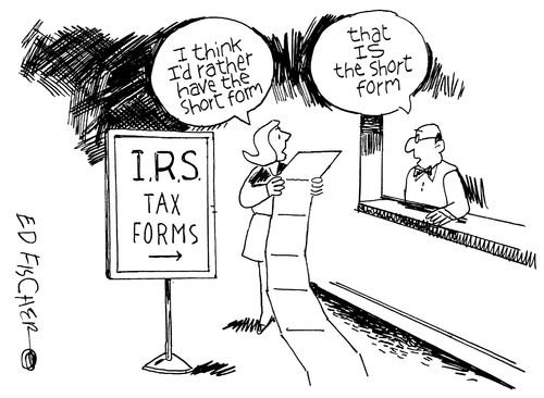 I'd Rather Have The Short Tax Form.