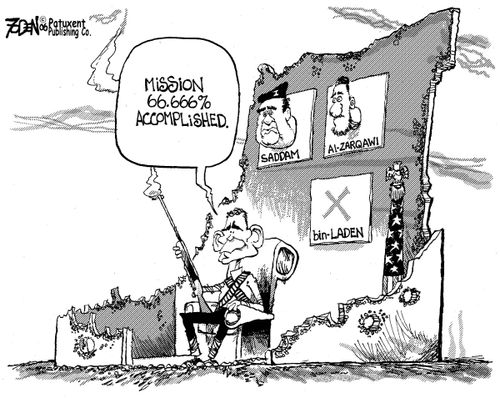 "Mission 66.666% accomplished."