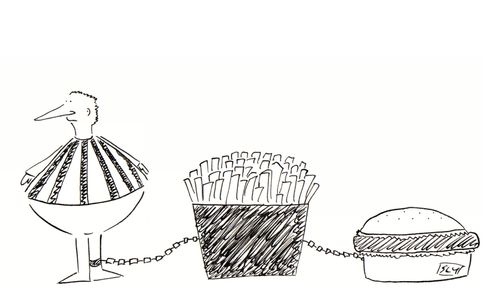 A Prisoner of  Food.