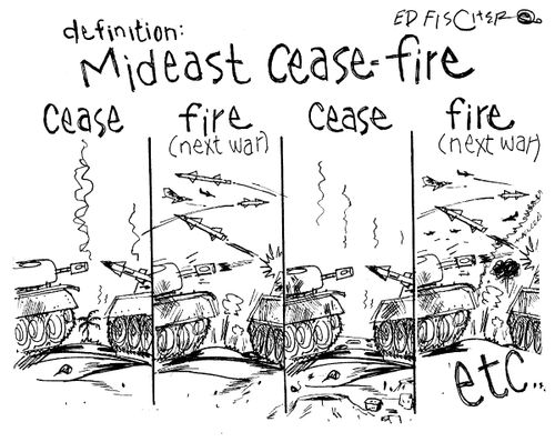 Mideast Cease-fire Definition.