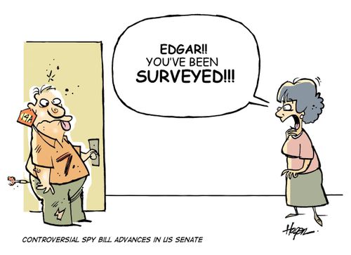 'Edgar!! You've been SURVEYED!!!' - US Spy Bill