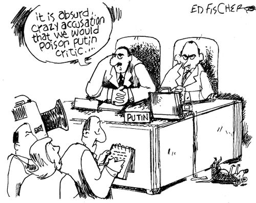 'It is absurd, crazy accusation that we would poison Putin critic...'