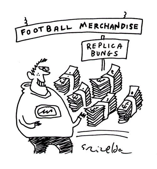 Football merchandise  - Replica bungs