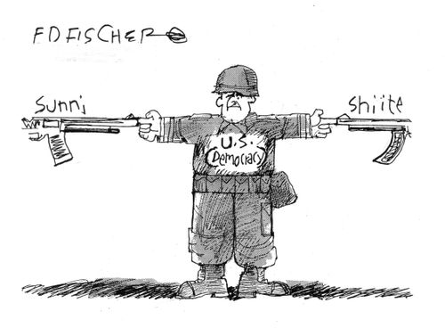 US Democracy - Stuck, In The Middle.