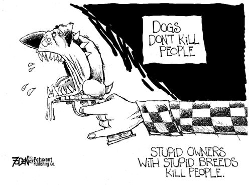 Guns/Pit Bulls.