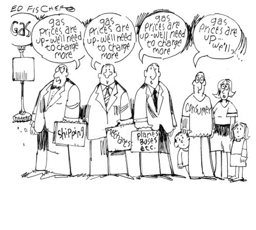 Domino Effect of Rising Gas Prices.
