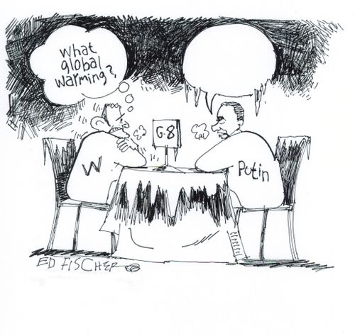 Chillin' at G-8: 'What global warming?'