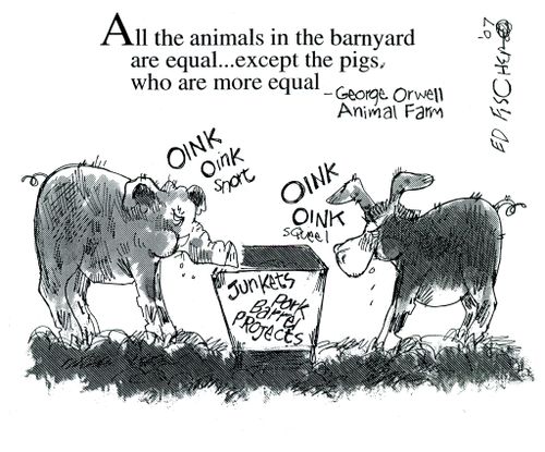 Gathering 'Round The Pork Barrel.