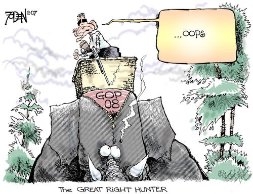 Bush-The Great Right Hunter.