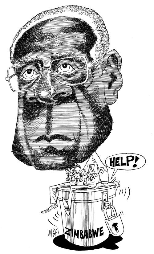 Robert Mugabe holds Zimbabwe hostage.