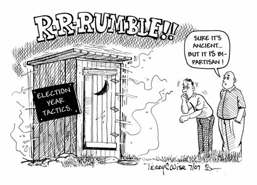 "Sure it's ancient...but it is bipartisan!"