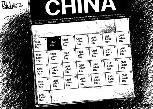 Chinese Child Labor Day.