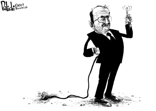 Maliki unplugged and powerless.