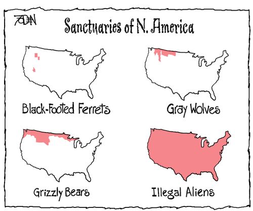 Sanctuaries of N. America.